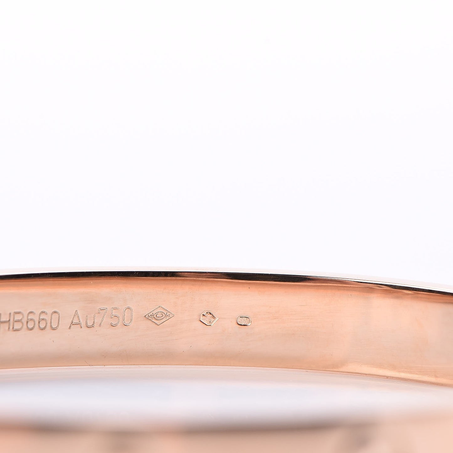 18K Pink Gold LOVE Bracelet 16