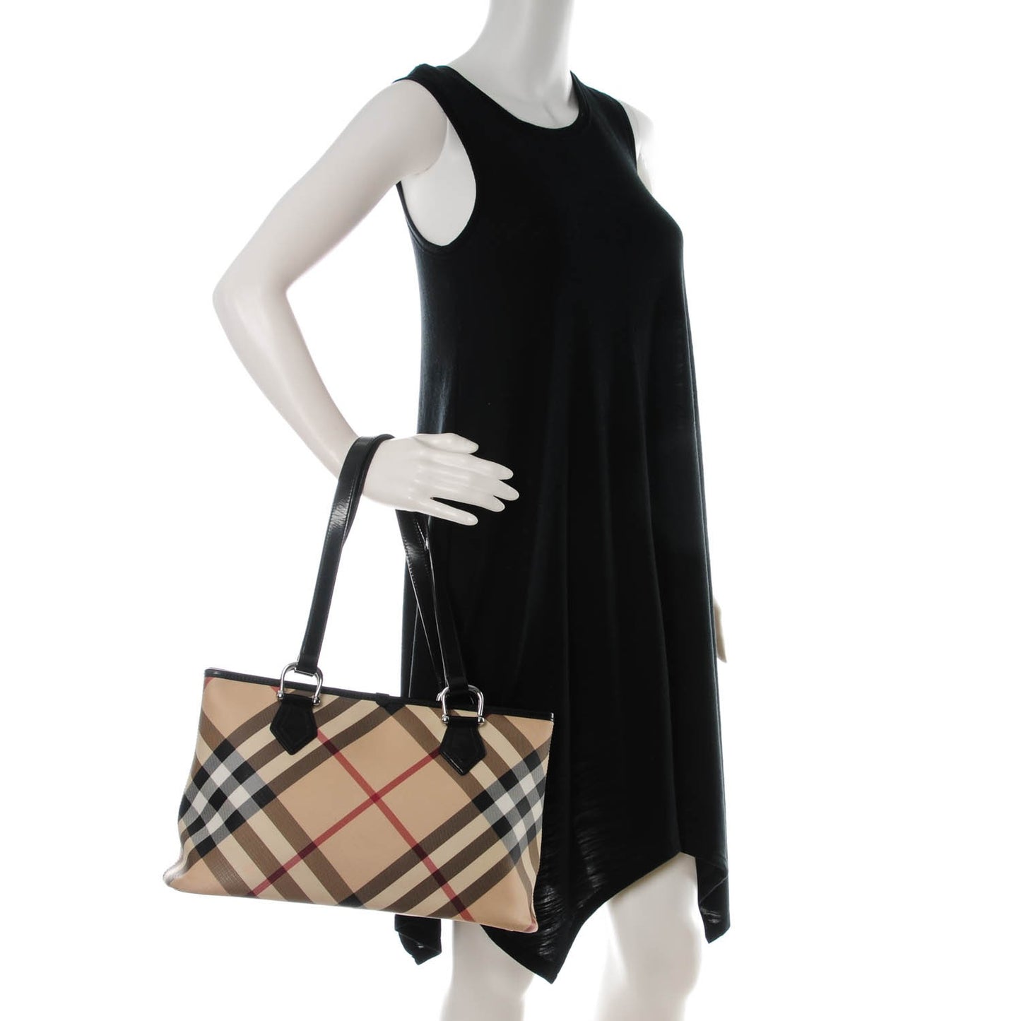 Supernova Check Regent Tote Black