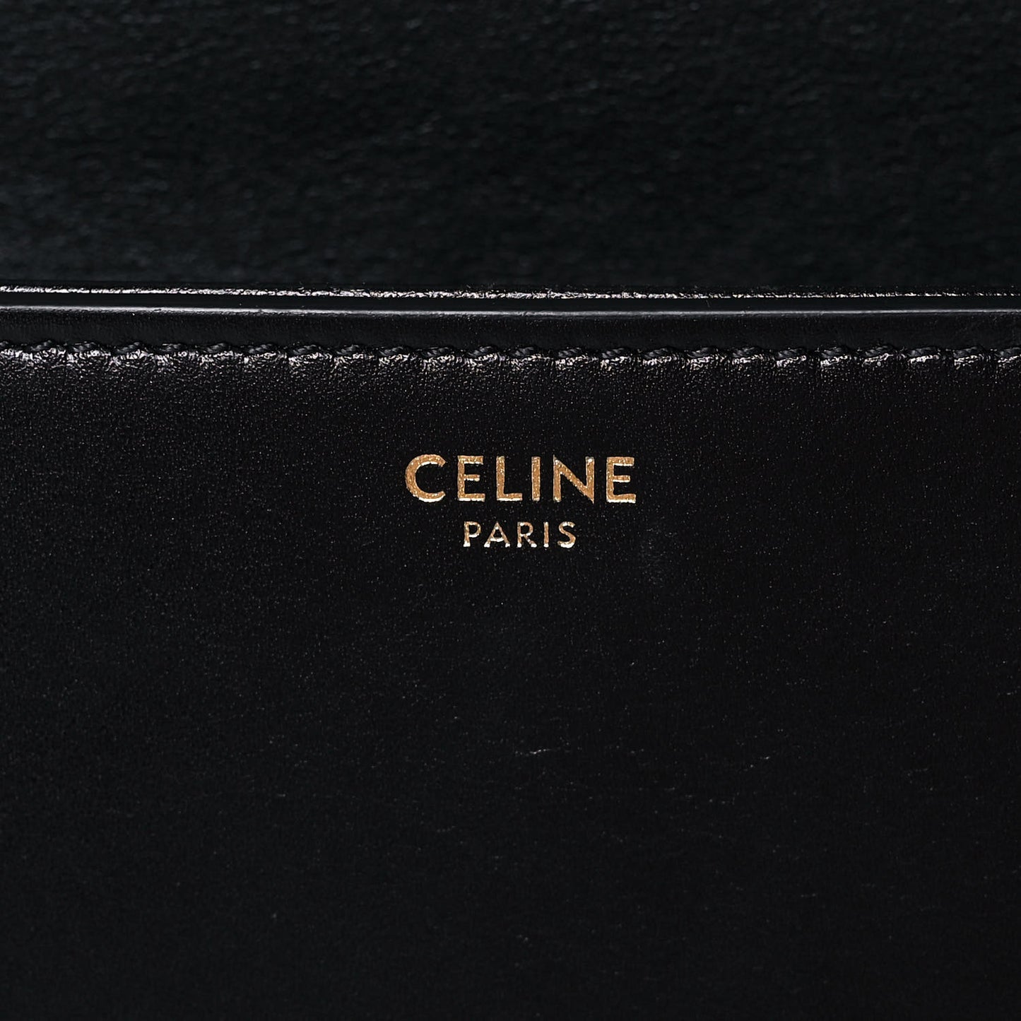 Shiny Calfskin Medium Maillon Triomphe Black