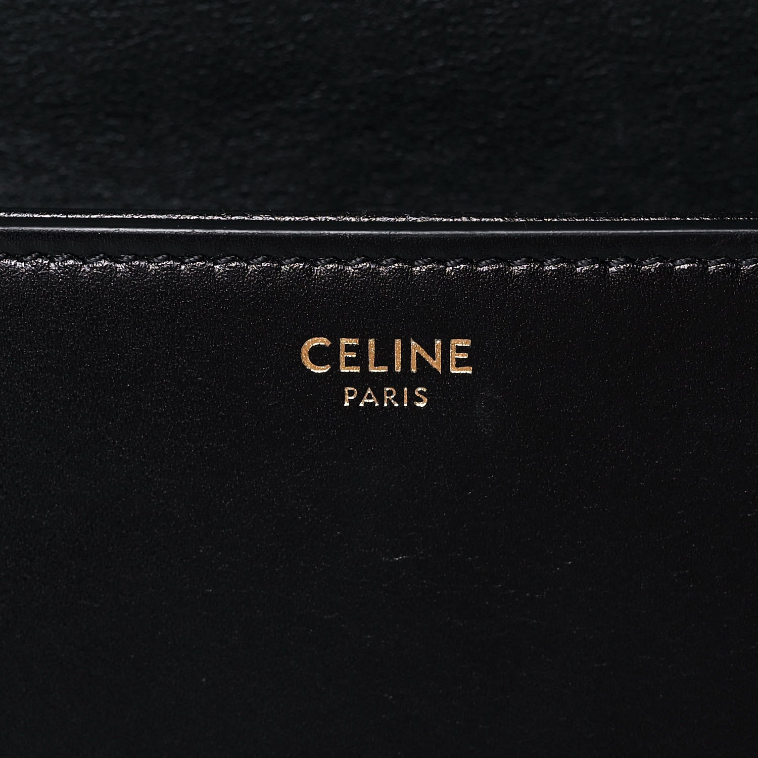 Celine Shiny Calfskin Medium Maillon Triomphe Black 6 of 16