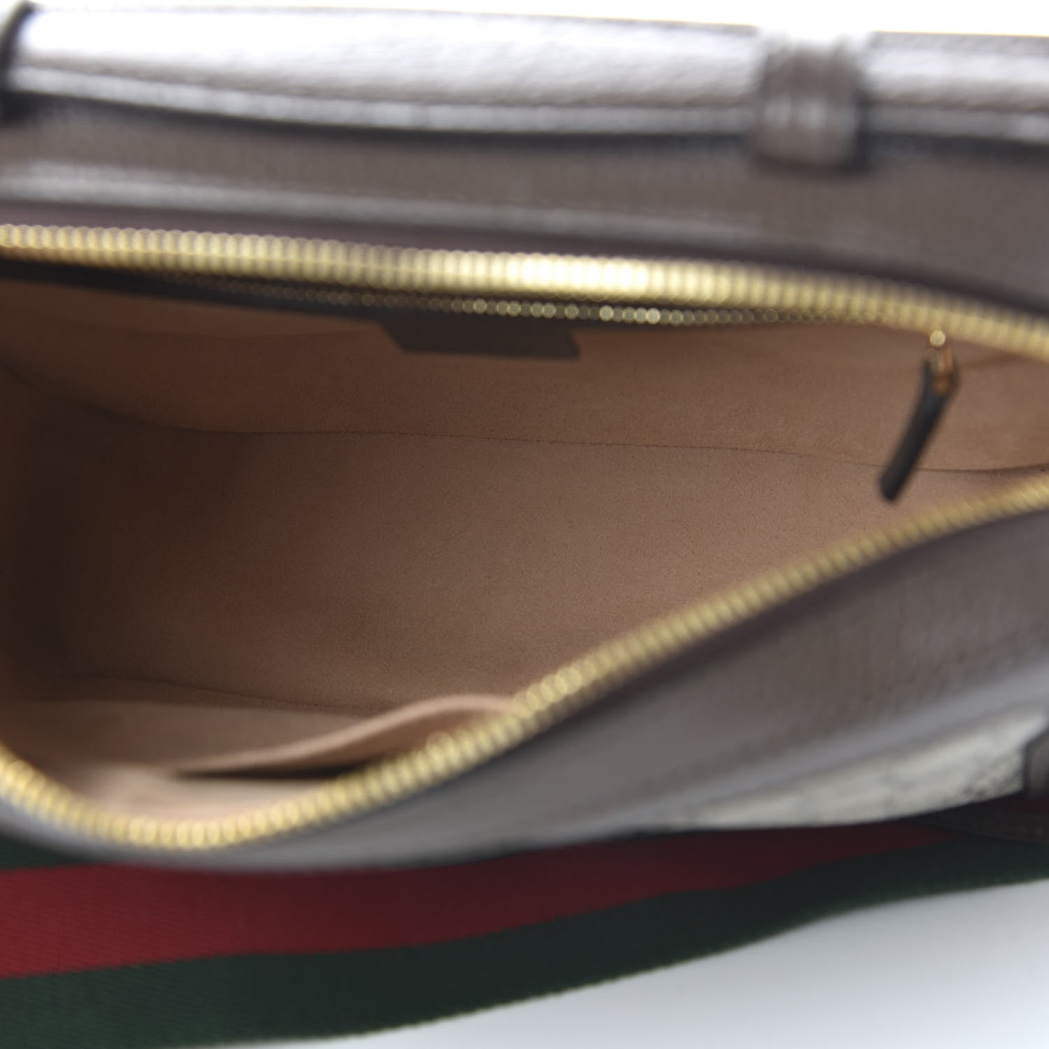 Gucci GG Supreme Monogram Web Small Ophidia Top Handle Shoulder Bag Brown 5 of 10