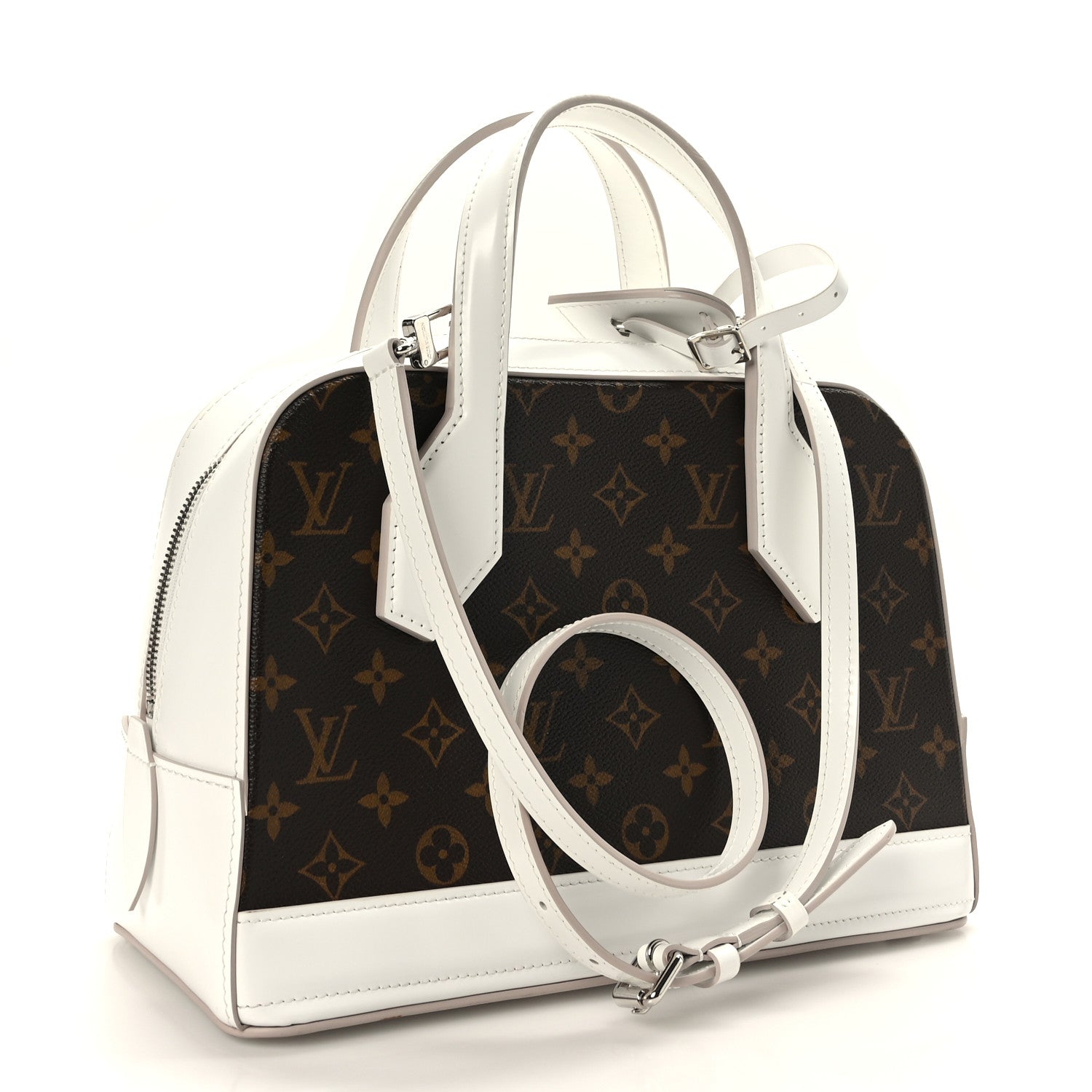 Louis Vuitton Monogram Dora PM White 3 of 8