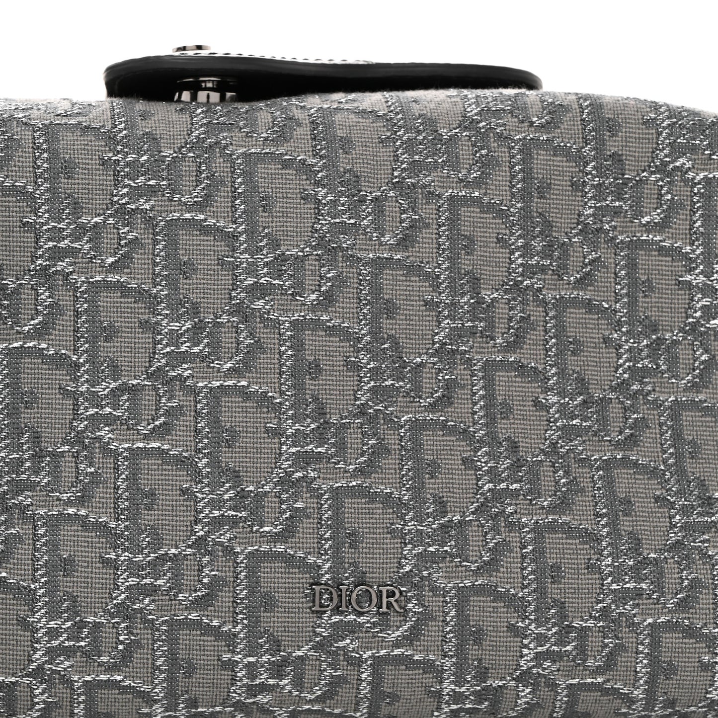 Oblique Jacquard Lingot 22 Bag Silver