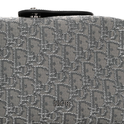 Christian Dior Oblique Jacquard Lingot 22 Bag Silver 9 of 11