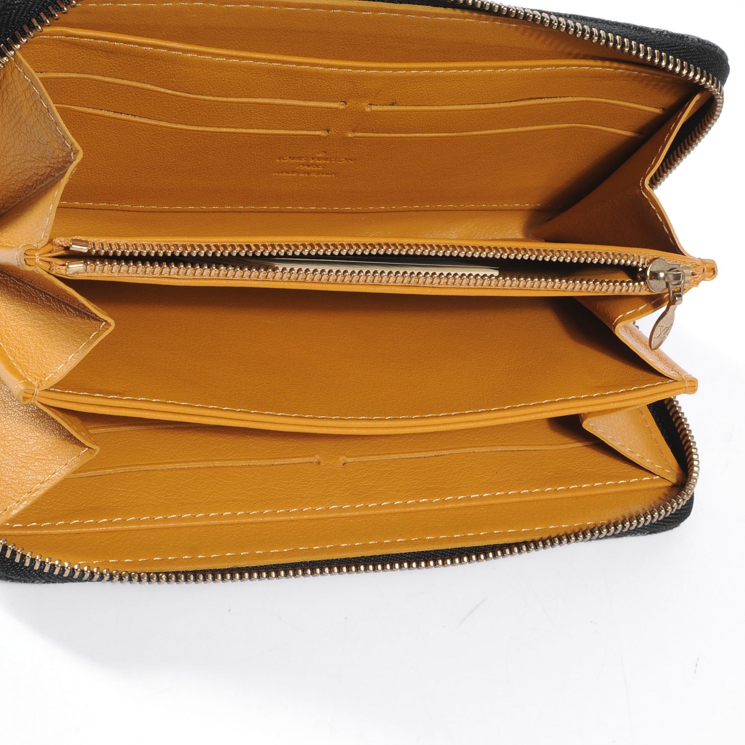 Louis Vuitton Denim Zippy Wallet Black 6 of 8