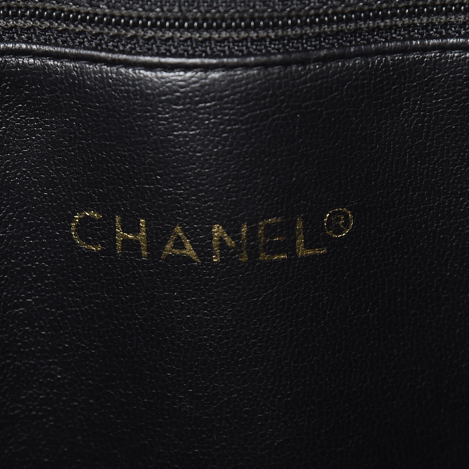 Chanel Lambskin Shopping Tote Black 8 of 12
