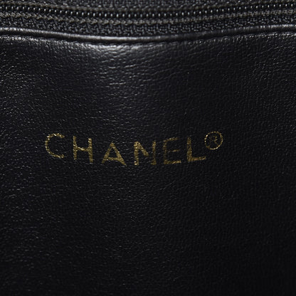 Chanel Lambskin Shopping Tote Black 8 of 12
