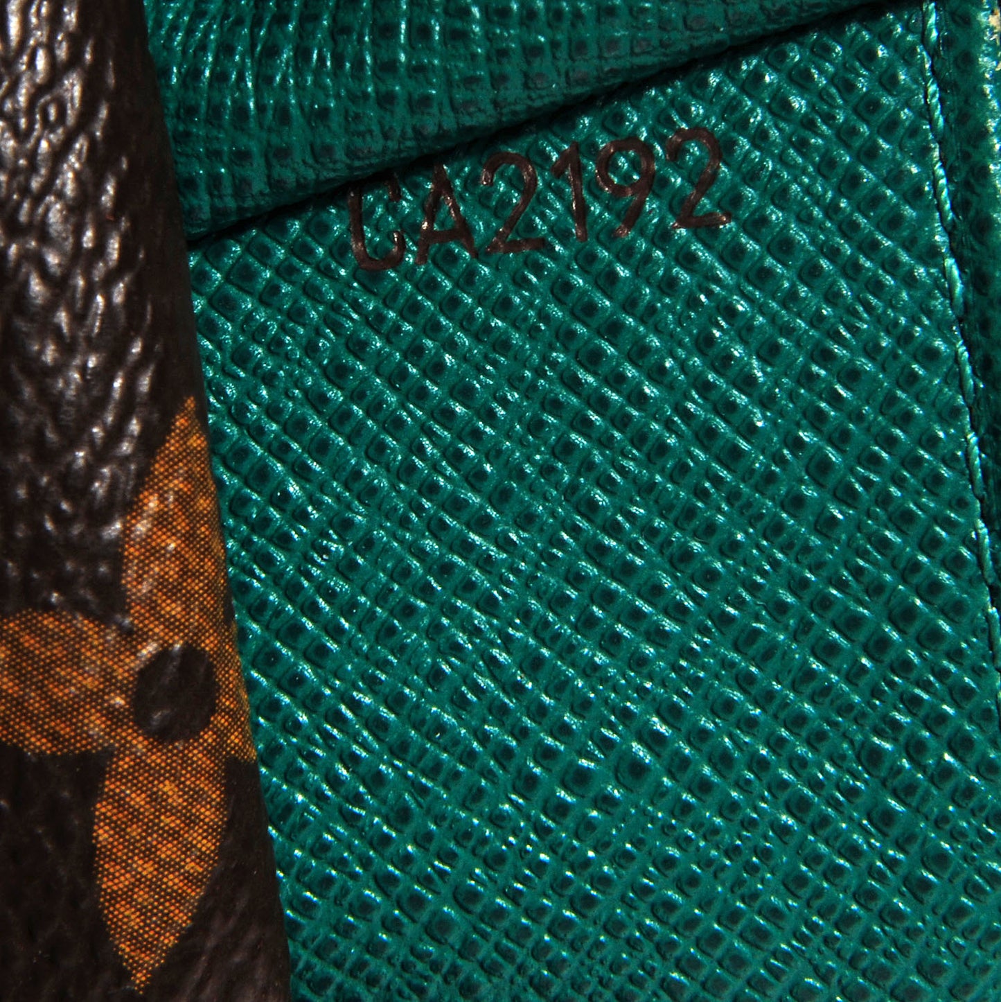 Monogram Emilie Wallet Vert