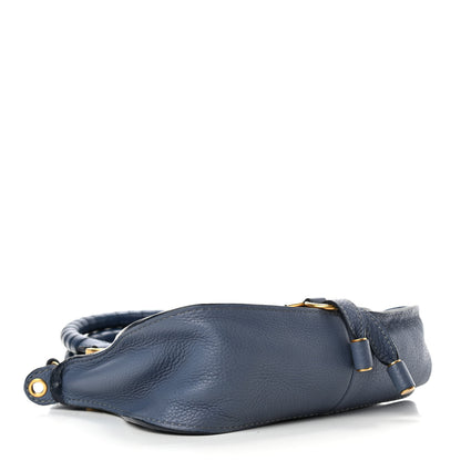 Chloe Calfskin Baby Marcie Satchel Street Blue 3 of 11