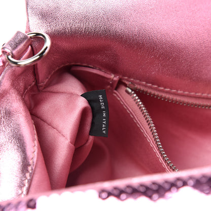 Miu Miu Paillettes Sequin Flap Rosa 9 of 11