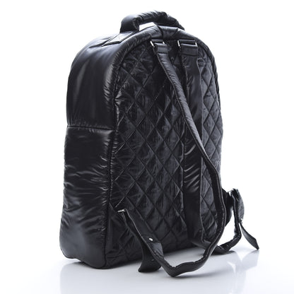 Chanel Nylon Quilted XL Coco Cocoon Backpack Black 2 of 9