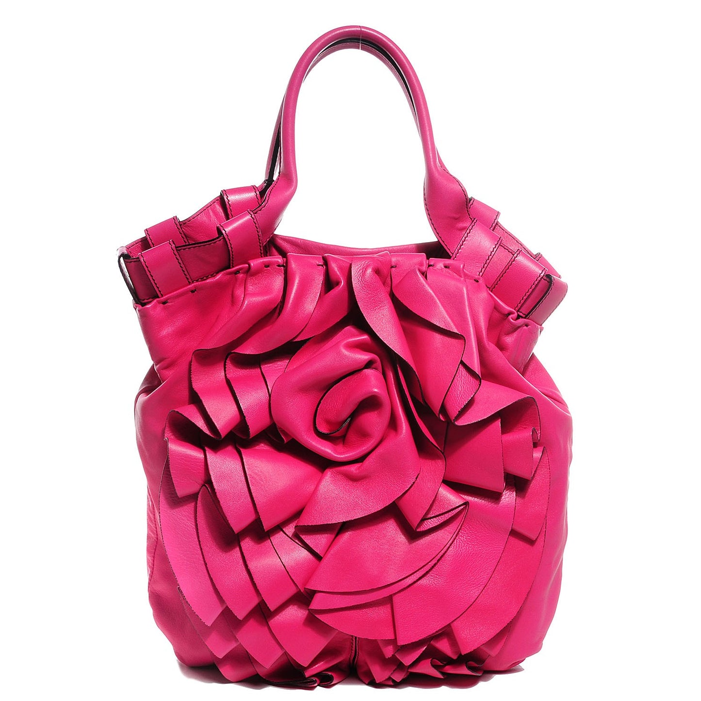 Nappa Rose Vertigo Tote Hot Pink