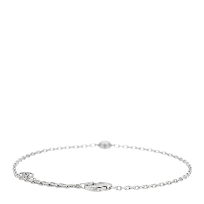 Cartier 18K White Gold Diamond LM D'Amour Bracelet 2 of 4