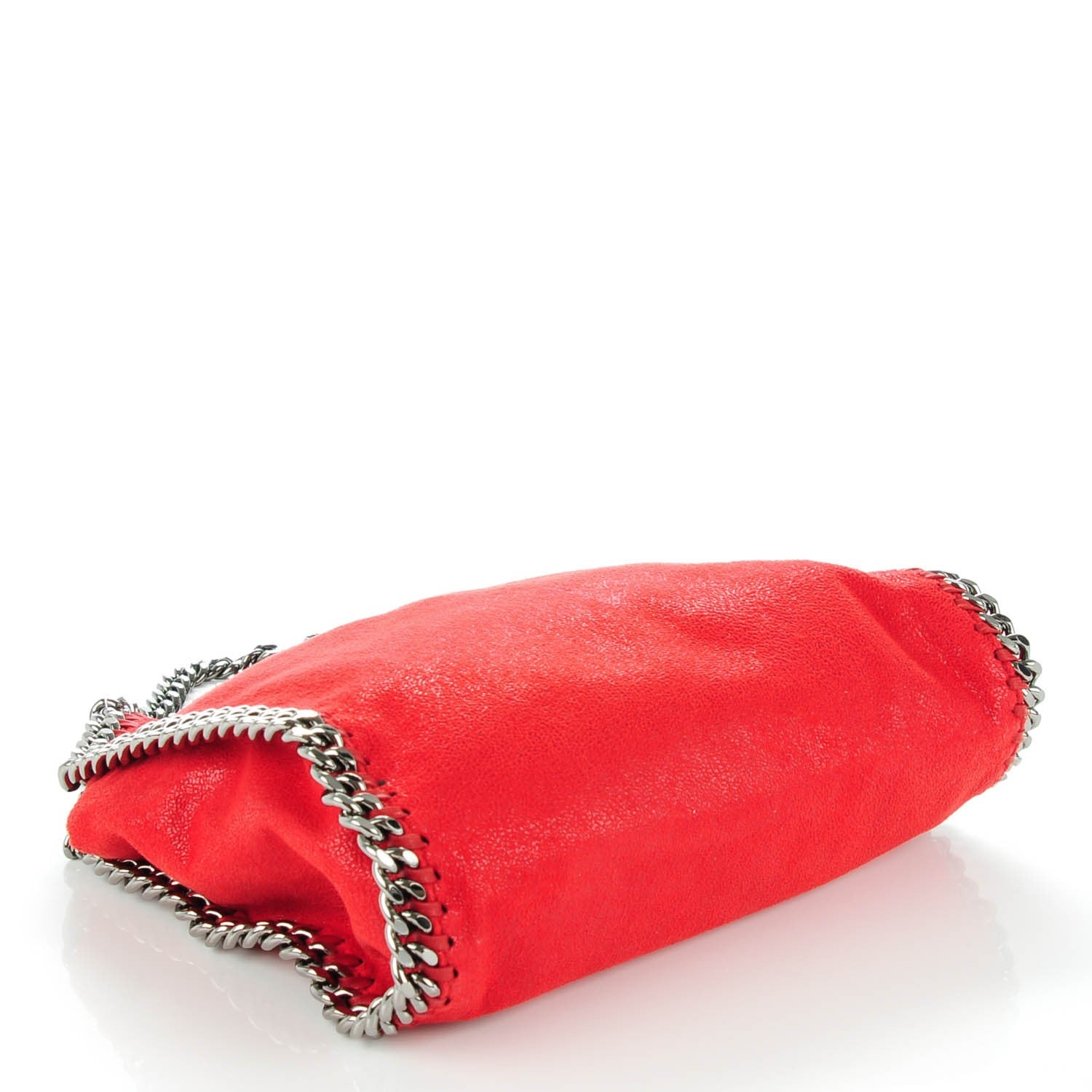 Stella McCartney Shaggy Deer Mini Falabella Shoulder Bag Cherry 4 of 8