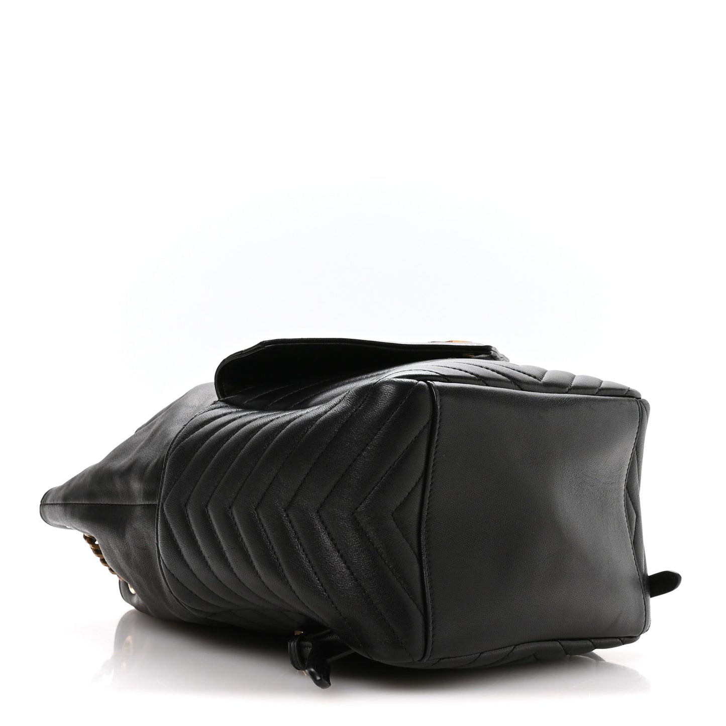 Lambskin Matelasse Monogram Joe Backpack Black