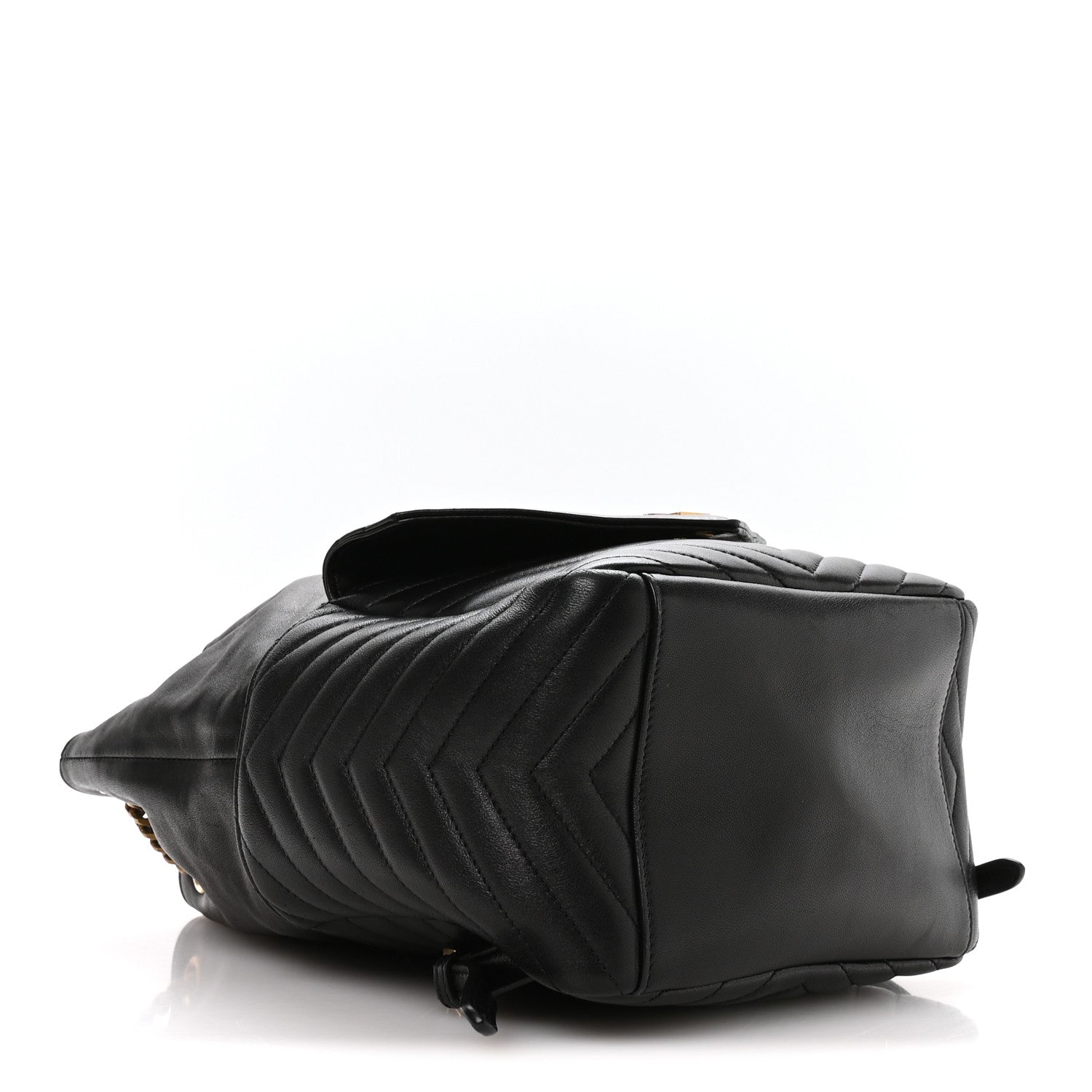 Saint Laurent Lambskin Matelasse Monogram Joe Backpack Black 3 of 10