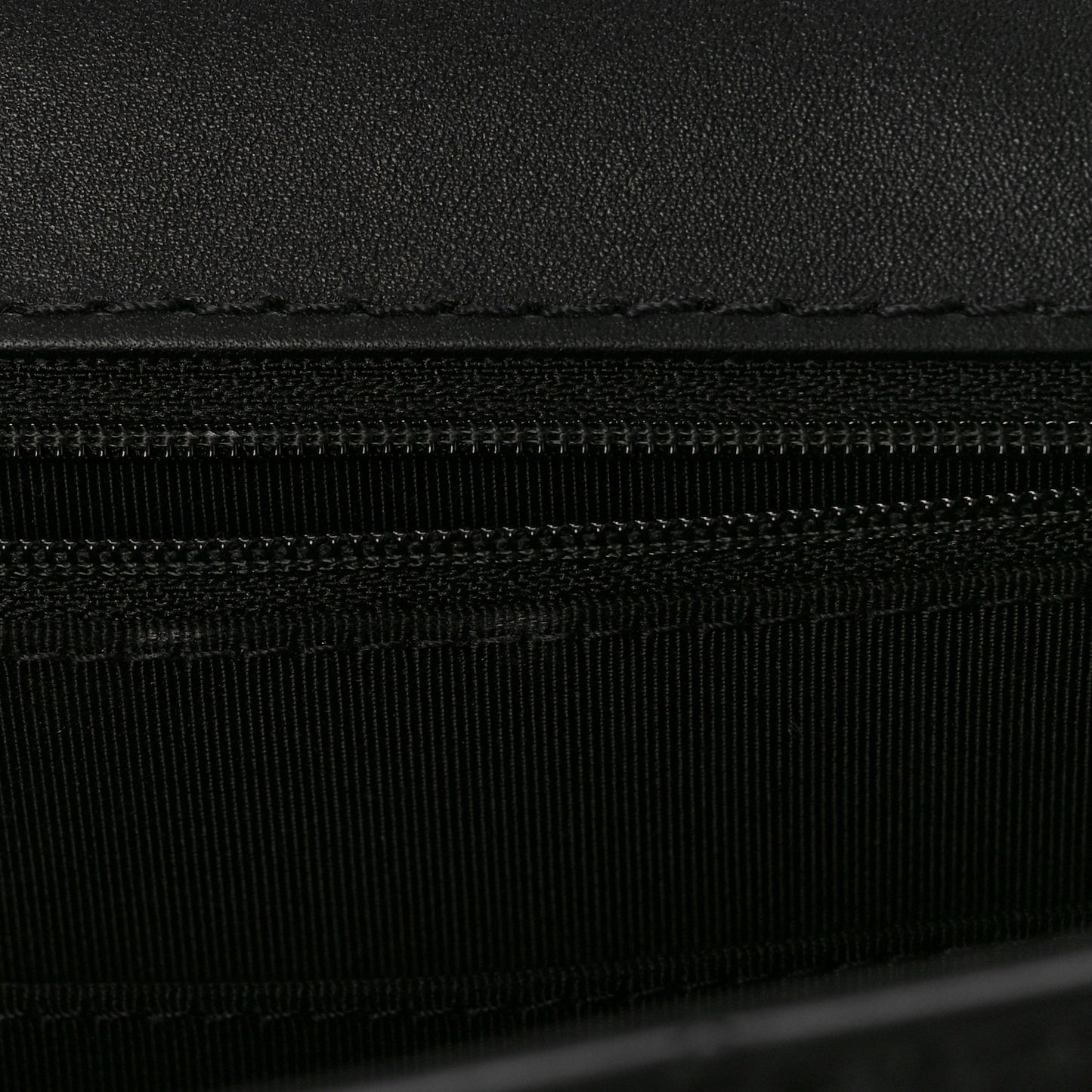 Calfskin Quilted Strap Into Flap Bag Black Brown
