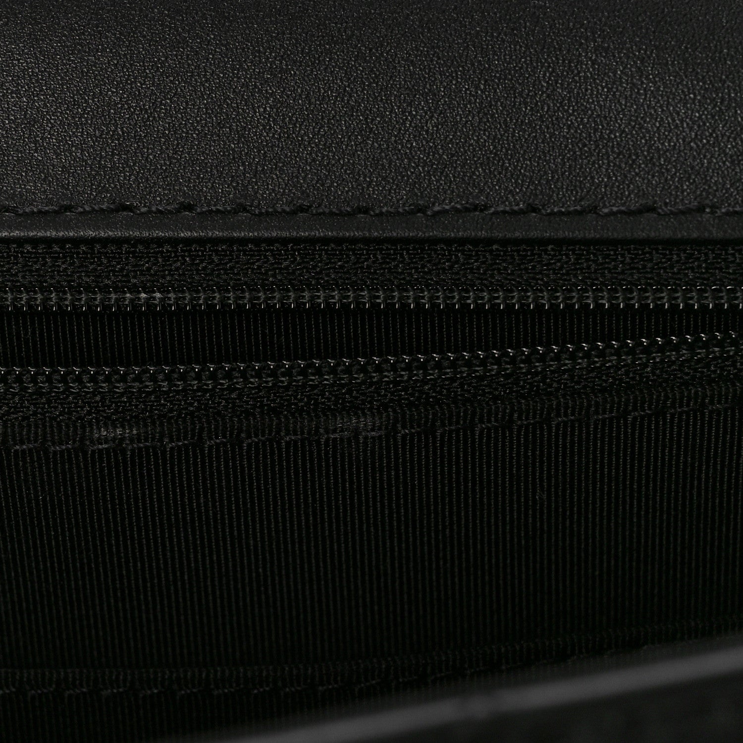 Chanel Calfskin Quilted Strap Into Flap Bag Black Brown 10 of 12
