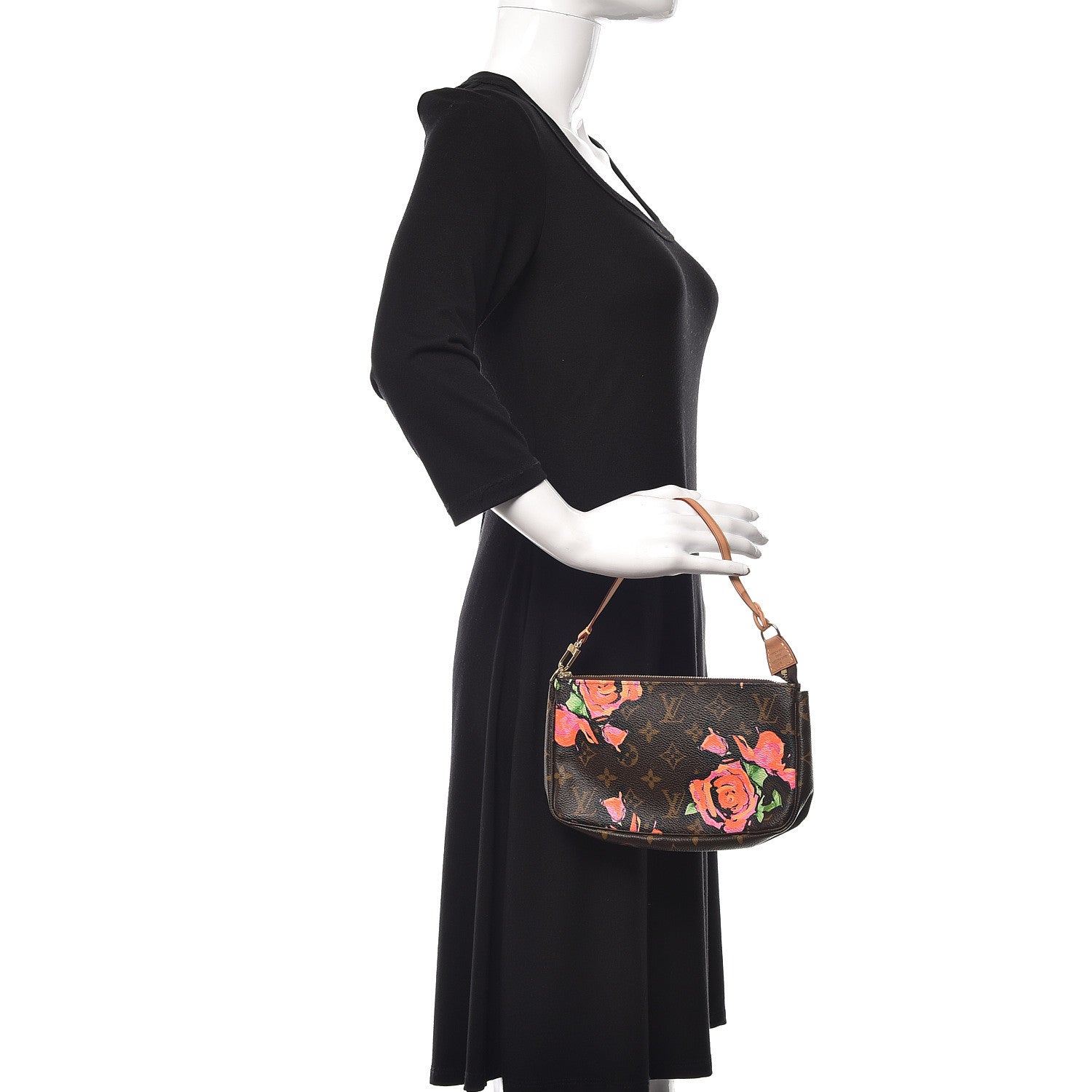 Louis Vuitton Monogram Roses Pochette Accessories 2 of 10