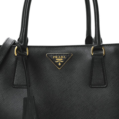 Prada Saffiano Lux Medium Tote Black 8 of 10