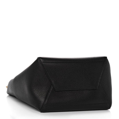 Celine Soft Grained Calfskin Sangle Bucket Bag Black 4 of 10