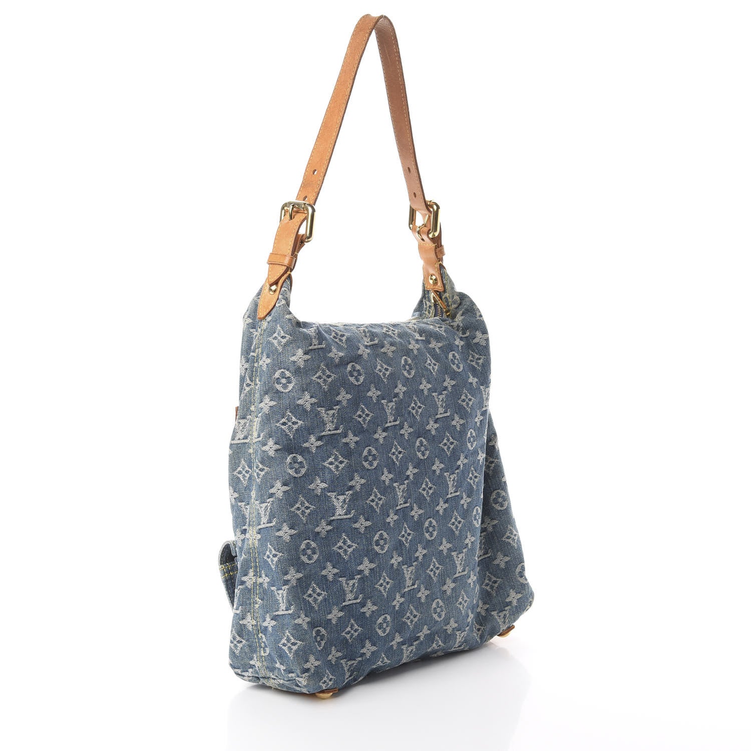 Louis Vuitton Denim Baggy GM Blue 2 of 8