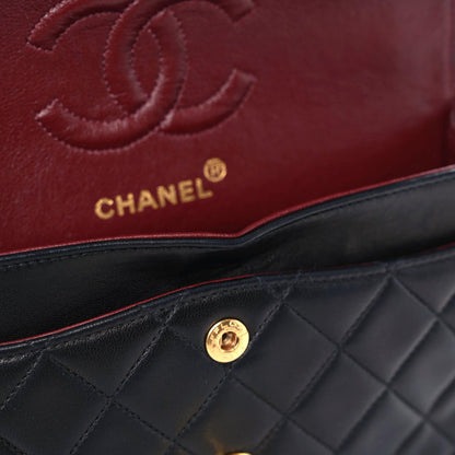 Chanel Lambskin Quilted Small Double Flap Black 12 of 19