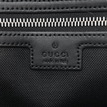 Gucci GG Supreme Monogram Appia Calfskin Web Briefcase Black 6 of 9