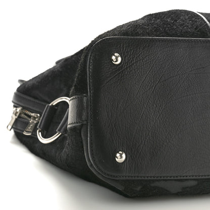 Saint Laurent Calf Hair Large Muse Black 9 of 14