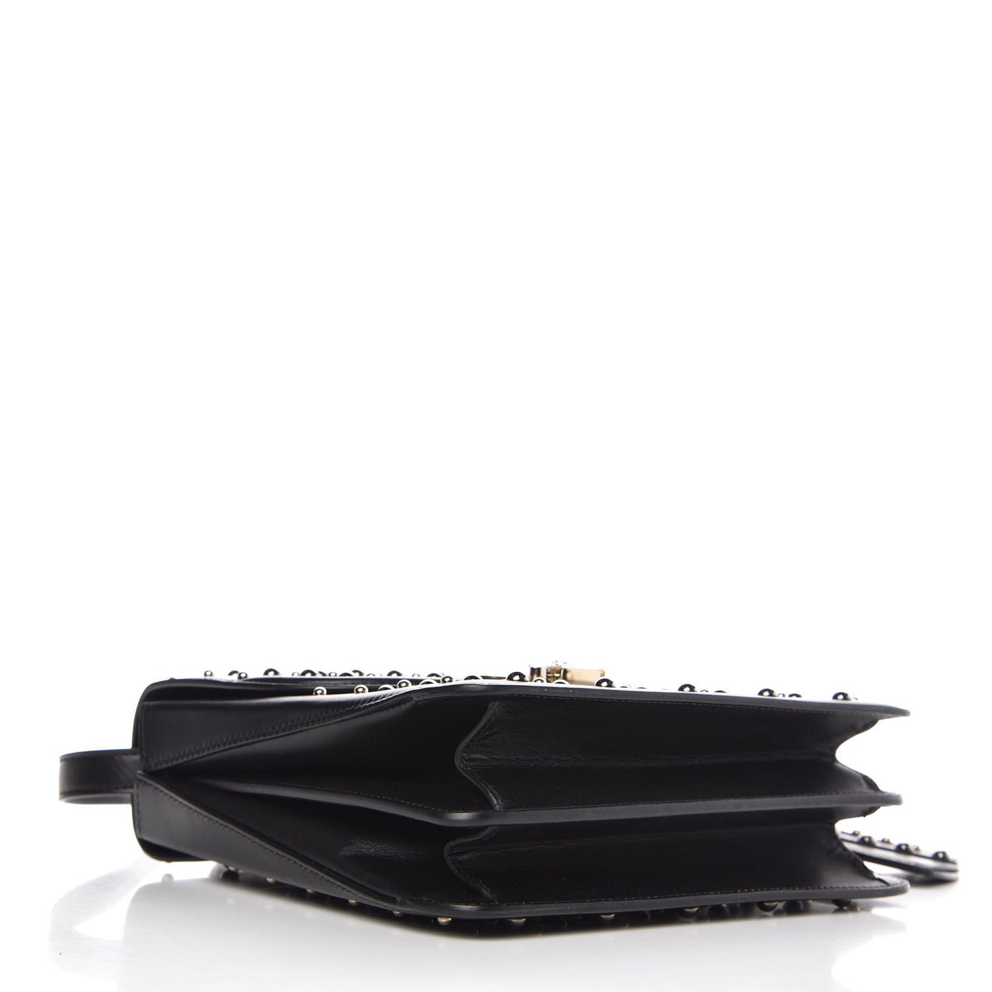 Nappa Studded Medium DV ONE Satchel Black