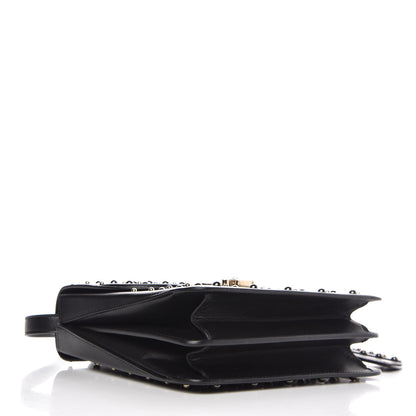 Versace Nappa Studded Medium DV ONE Satchel Black 4 of 10