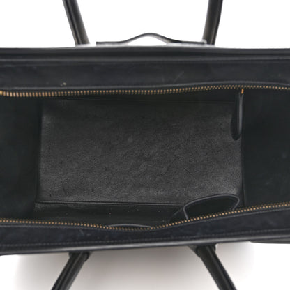 Celine Elephant Calfskin Mini Tri-Color Luggage Chalk 5 of 11