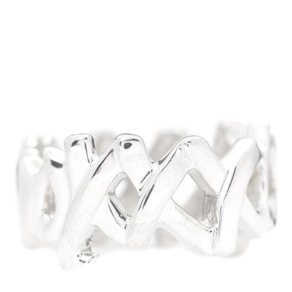 Tiffany Sterling Silver Paloma Picasso Love Kisses Ring 52 6 3 of 5
