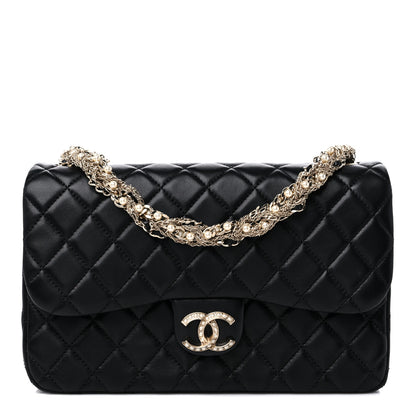 Chanel Lambskin Medium Westminster Pearl Flap Black 1 of 9