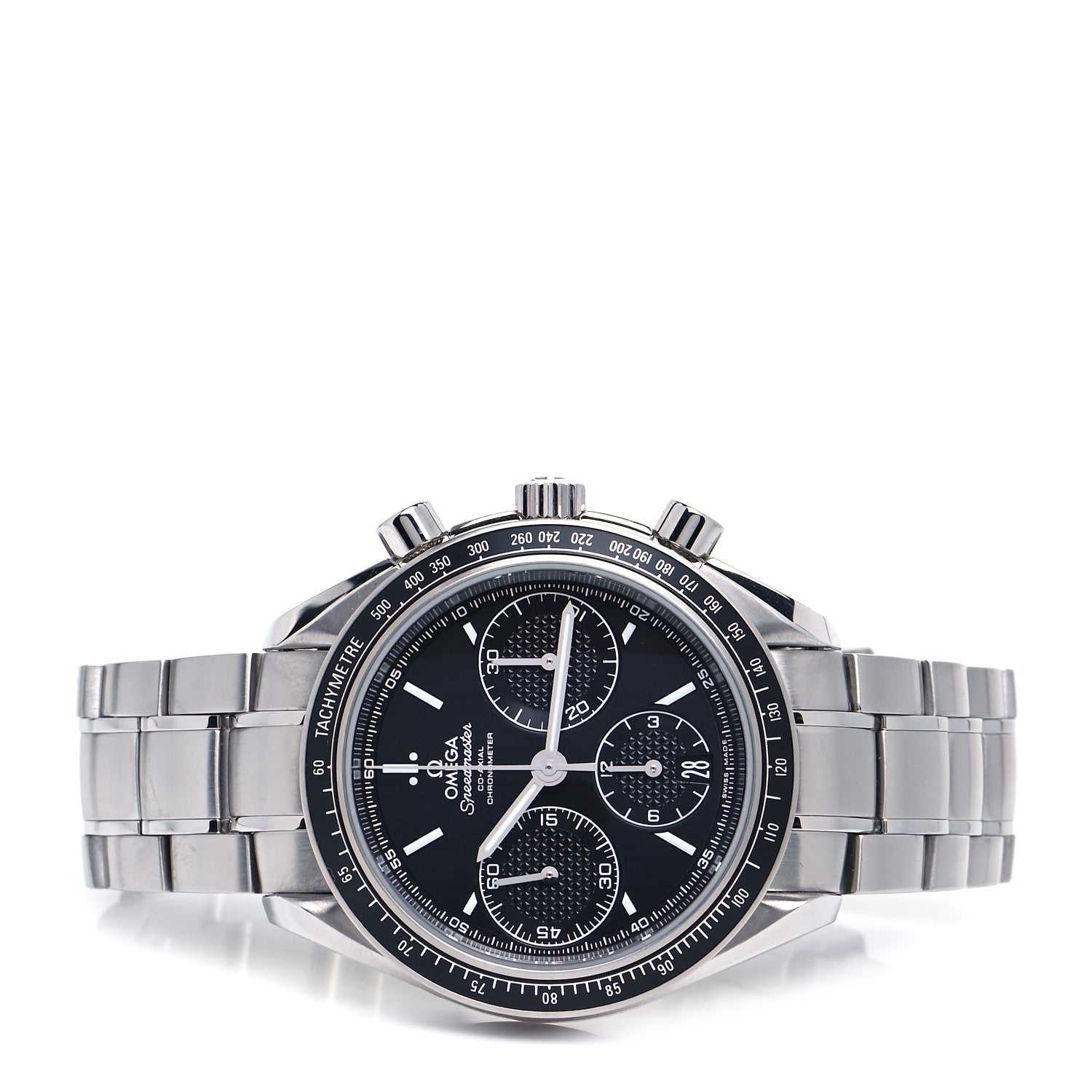 Omega Stainless Steel 40mm Speedmaster Racing Co-Axial Chronograph Automatic Watch Black 326.30.40.50.01.001 2 of 5