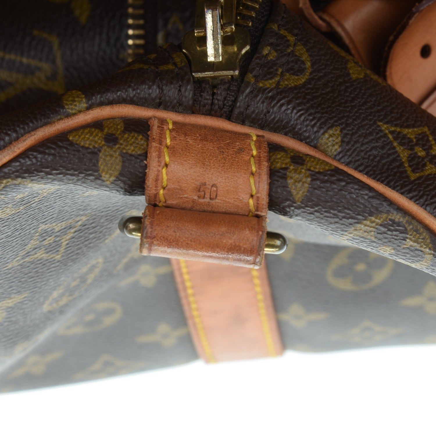 Louis Vuitton Monogram Keepall Bandouliere 50 10 of 12