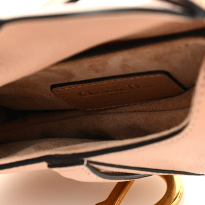 Christian Dior Goatskin Micro Saddle Bag Rose Des Vent 5 of 10