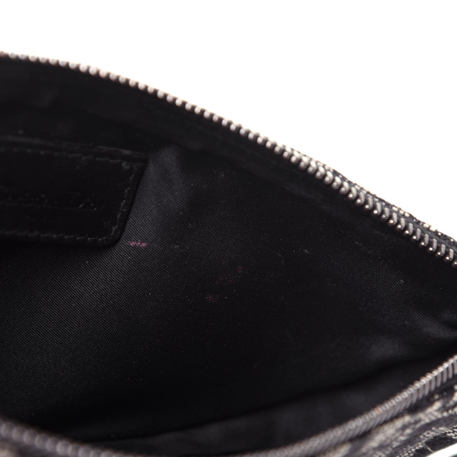 Christian Dior Monogram Mini Saddle Pochette Black 11 of 11