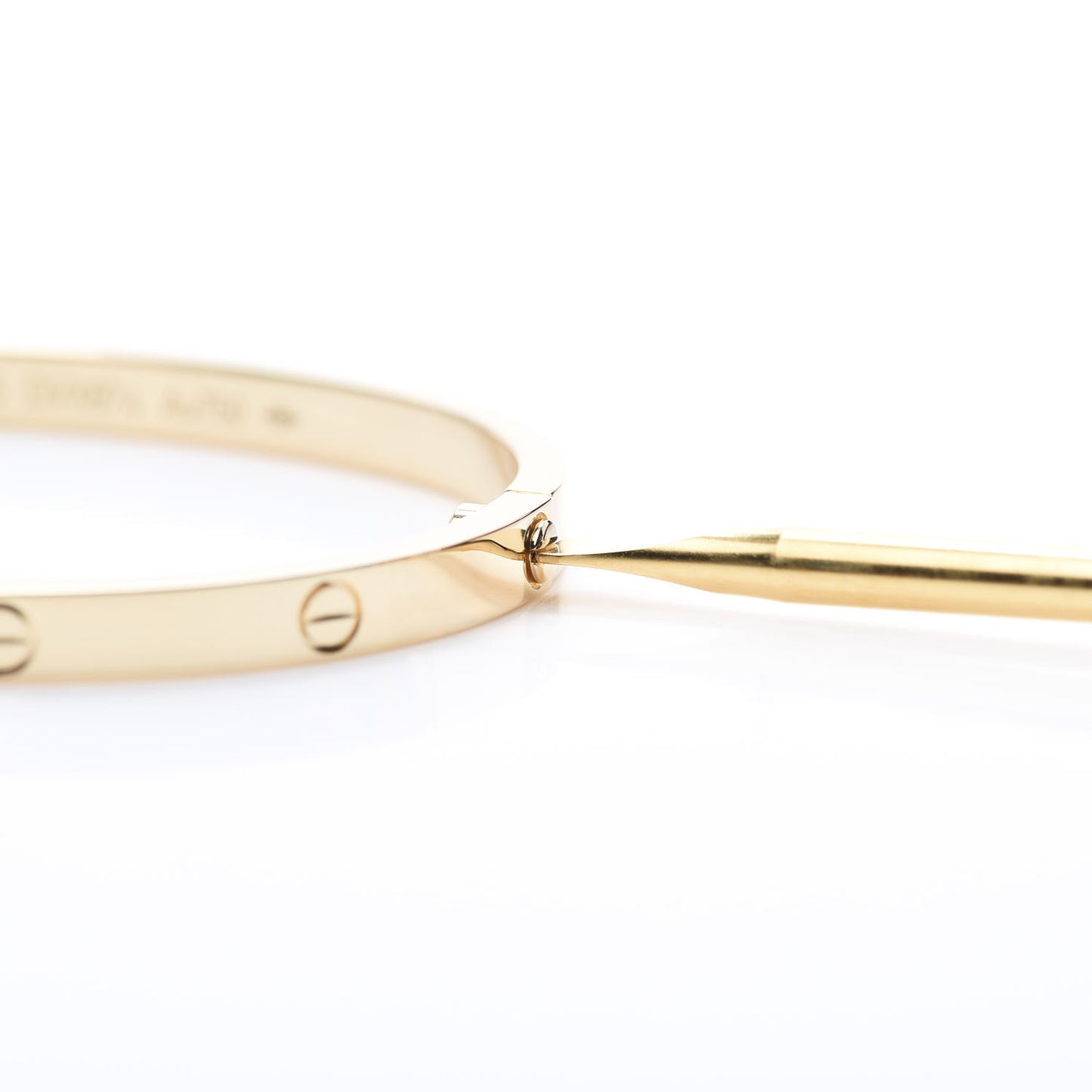 18K Yellow Gold Small LOVE Bracelet 15