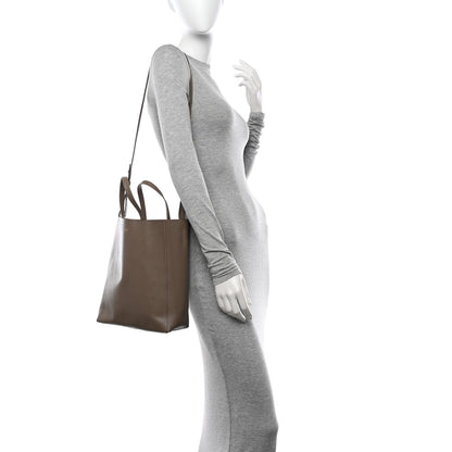 Celine Grained Calfskin Small Vertical Cabas Beige 2 of 10