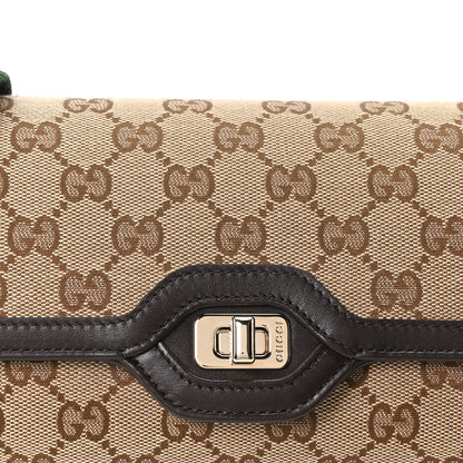 Gucci GG Monogram Small Luce Shoulder Bag Beige Ebony 8 of 10