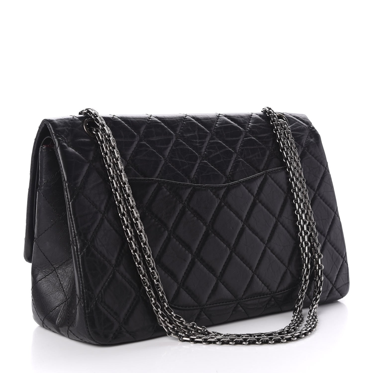 Chanel Aged Calfskin Quilted 2.55 Reissue 227 Flap Black 3 of 12