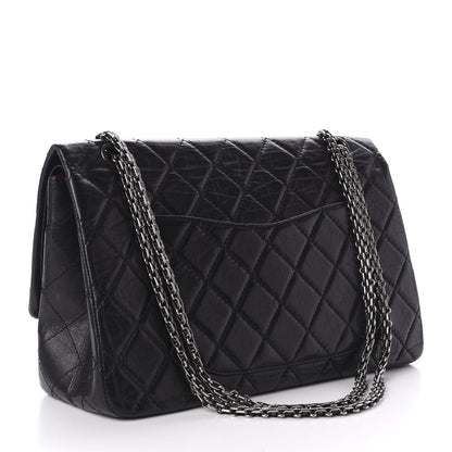 Chanel Aged Calfskin Quilted 2.55 Reissue 227 Flap Black 3 of 12