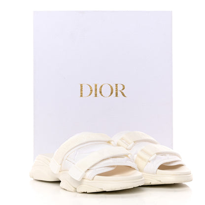 Christian Dior Technical Fabric Camouflage D-Wander Slide Sandals 37 White 13 of 13
