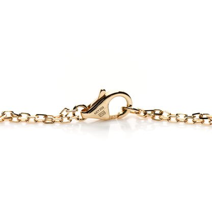 Cartier 18K Yellow Gold 2 Diamond LOVE Necklace 3 of 5