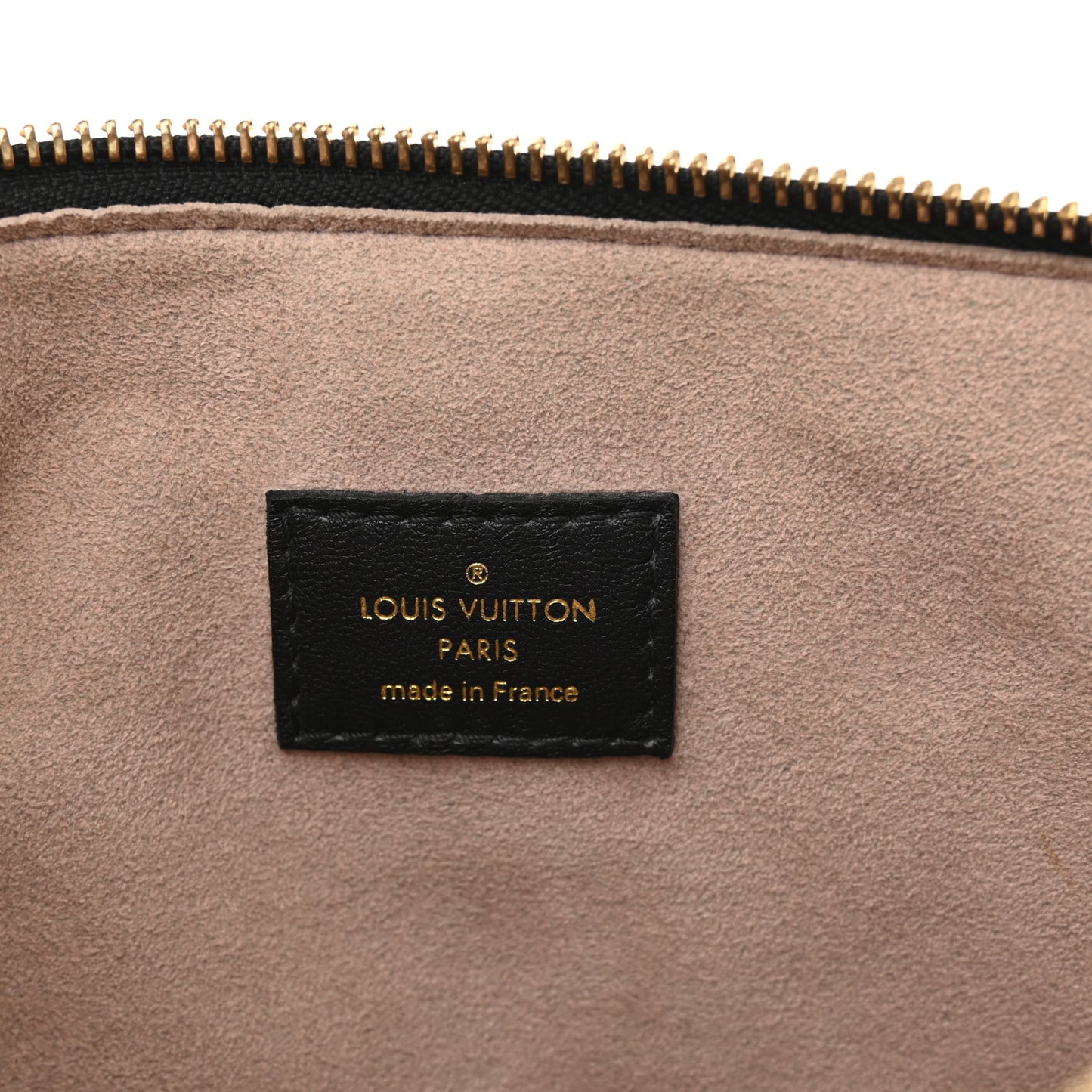Lambskin Embossed Monogram Coussin PM Black