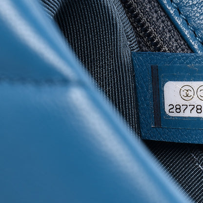 Chanel Goatskin Quilted Medium 19 Flap Turquoise 7 of 13