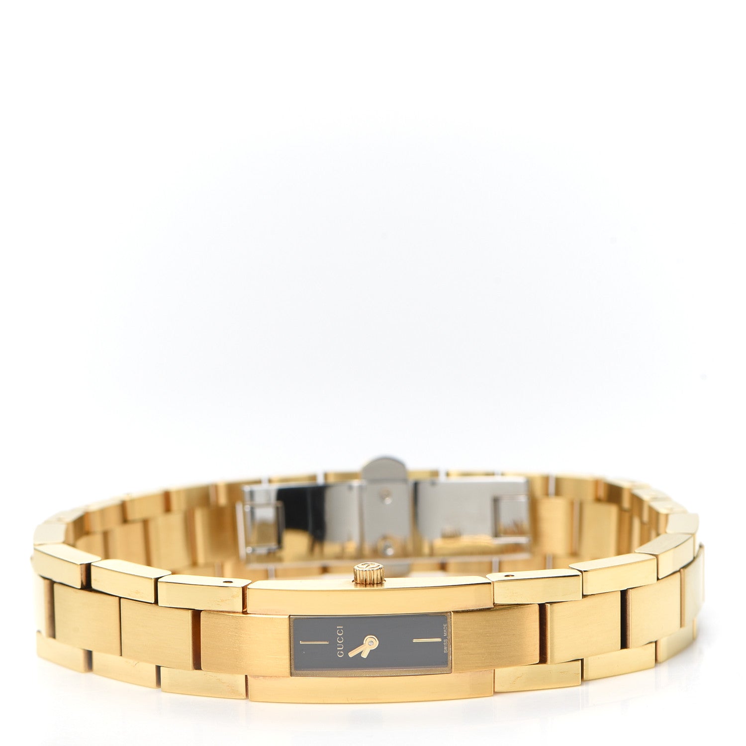 Gucci Stainless Steel 13mm 4600L Quartz Watch Black 2 of 6