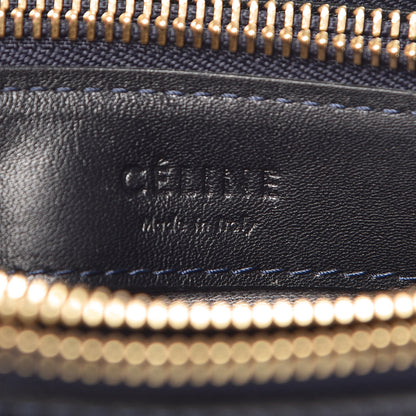 Celine Lambskin Small Trio Crossbody Bag Navy Blue 7 of 13