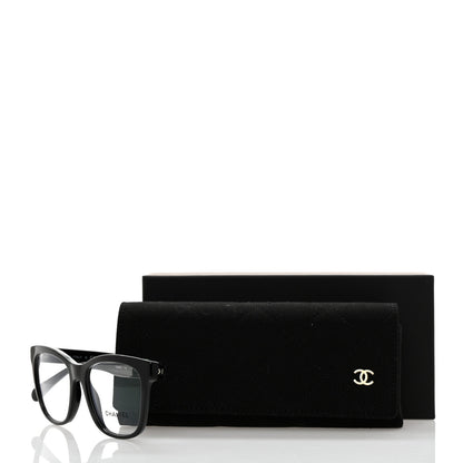 Chanel Acetate CC Square Eyeglasses 3392 Black 8 of 8